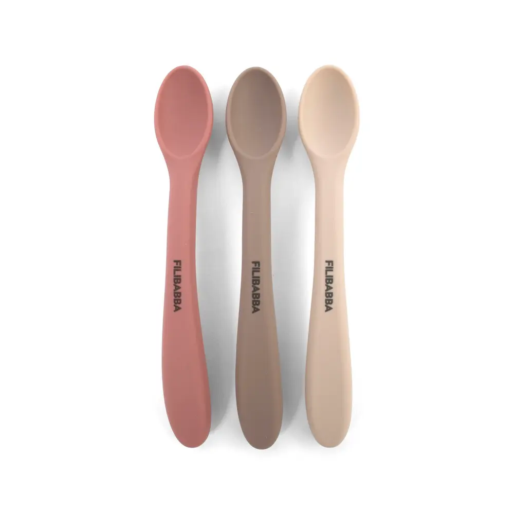 Silikonskedar 3-pack - Rose Mix