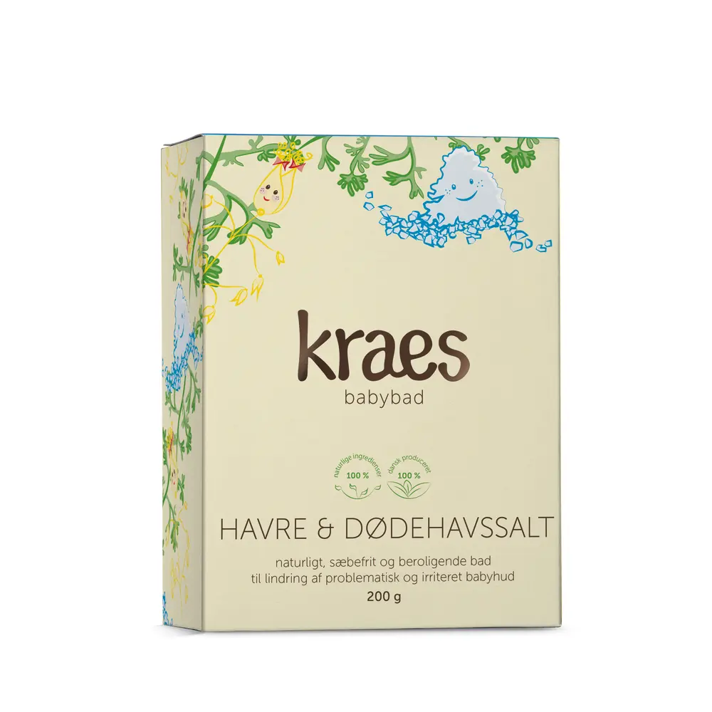 Kraes Babybad Med Havre/Döda Havet-Salt 200g