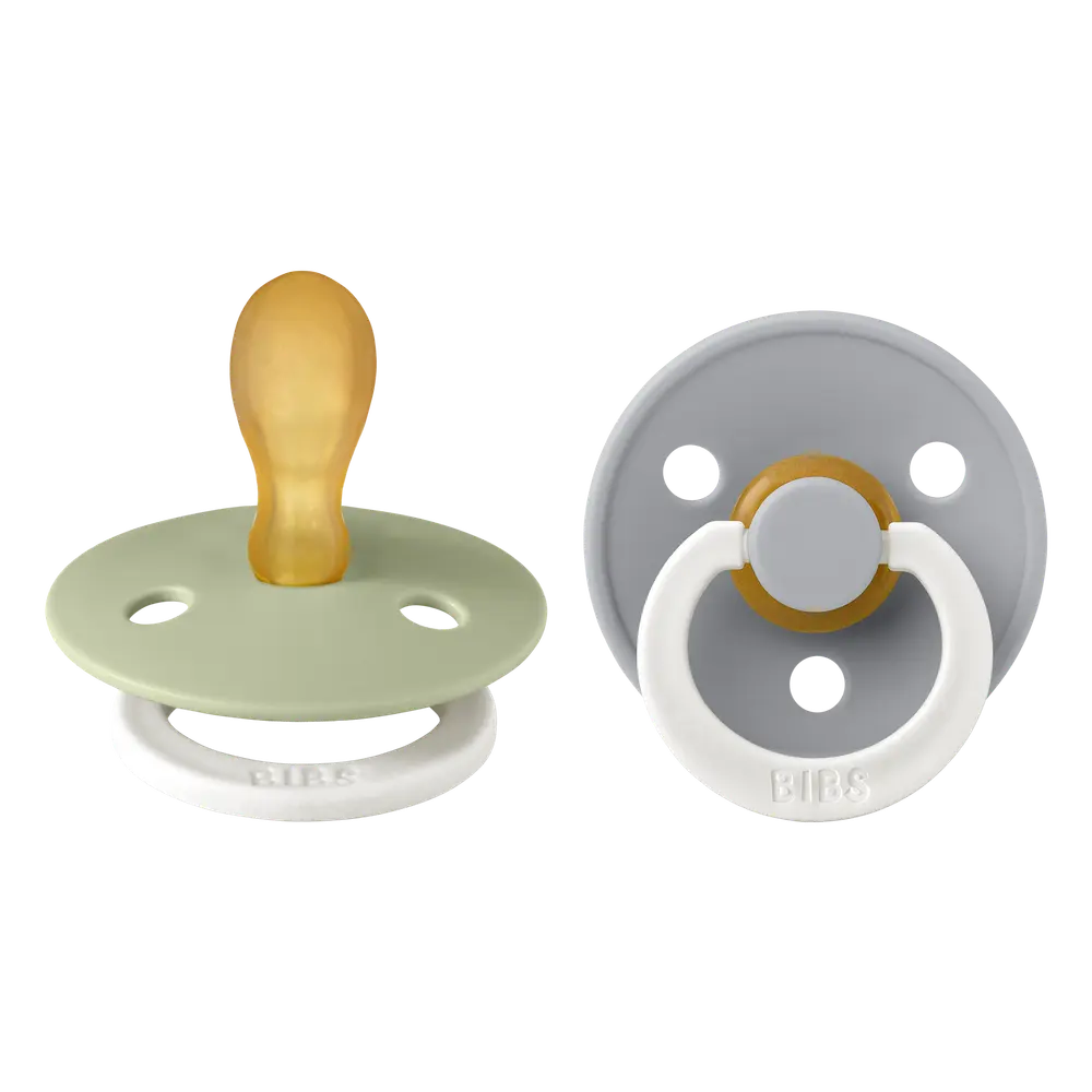 Napp Colour Night 2-pack Latex Symmetrisk 6-18 mån - Sage /Cloud