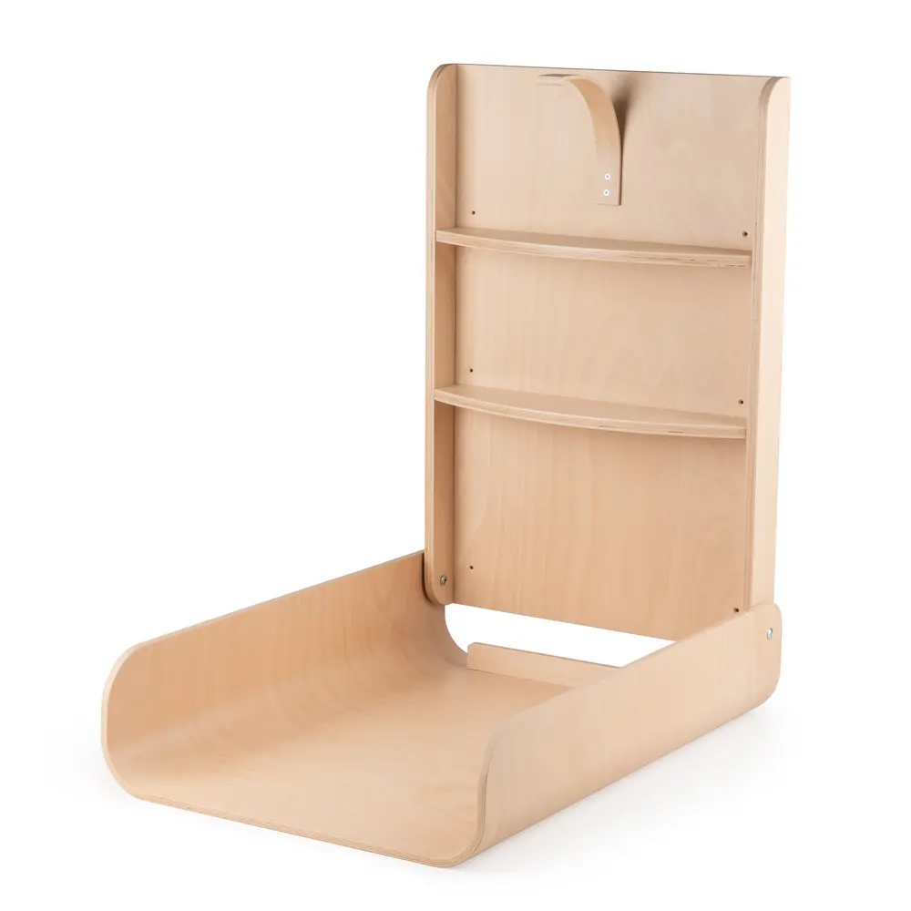 Sebra väggmonterat skötbord - Wooden Edition