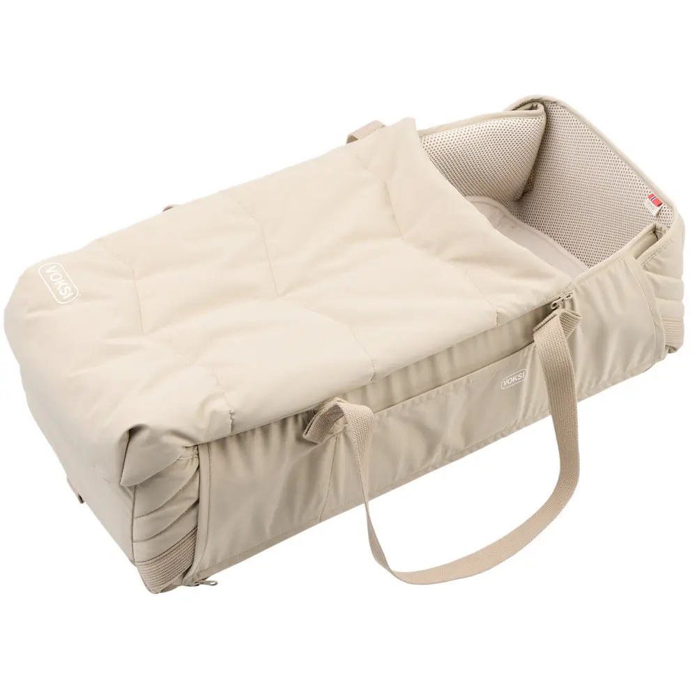 Voksi® Carry Me Babynest - Seashell Sand Leaf