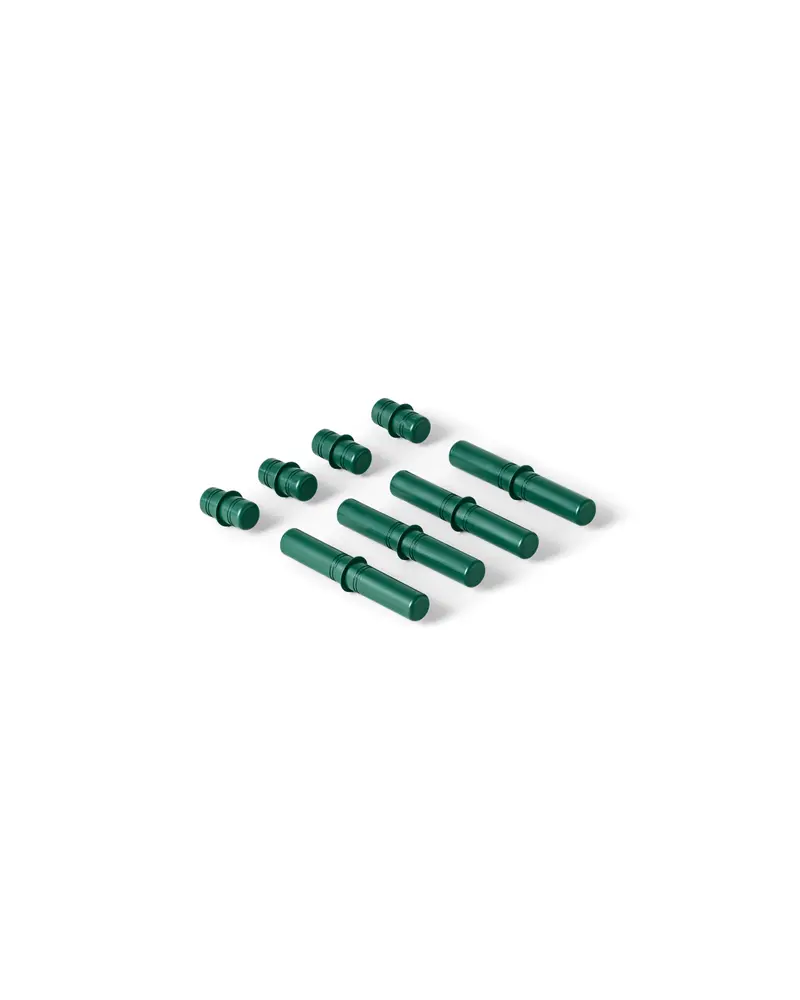 8 x Connector Pegs - Forest Green