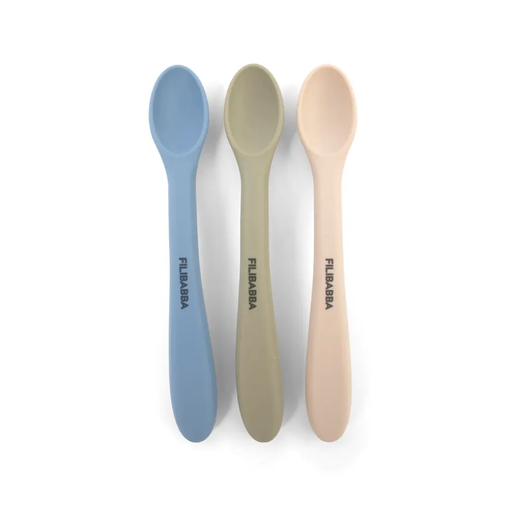 Silikonskedar 3-pack - Ocean Mix