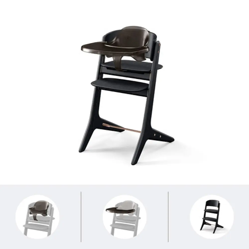 Cybex Lemo Platinum 3in1 Set Barnstol - Svart/Rose Gold