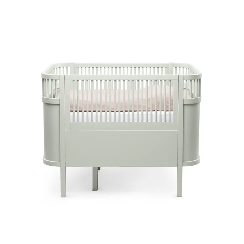 Växasäng 2 i 1 Baby & Juniorsäng - Mist Green