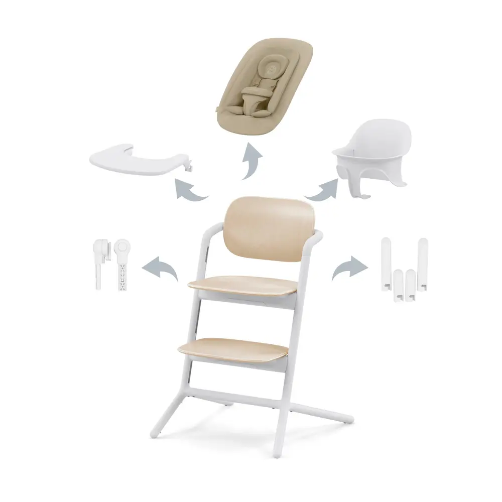 Cybex Lemo 4in1 Set Barnstol - Sand White