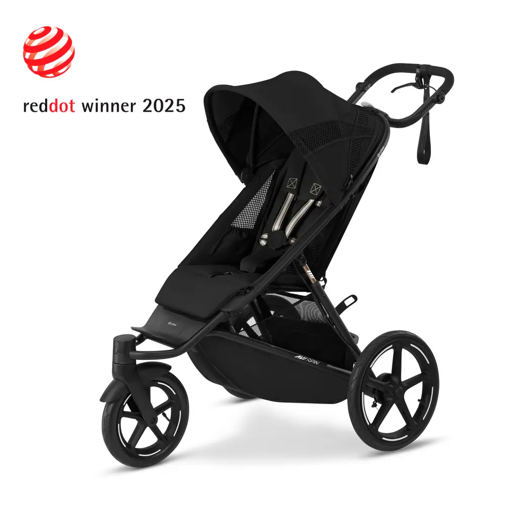 Cybex Avi Spin Joggingvagn - Moon Black