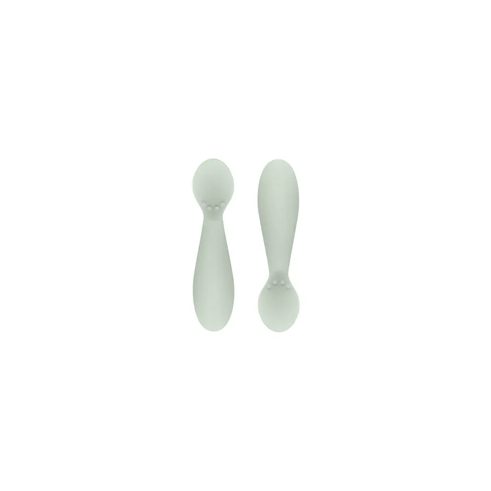 Tiny Spoon Silikon 2-Pack - Grön