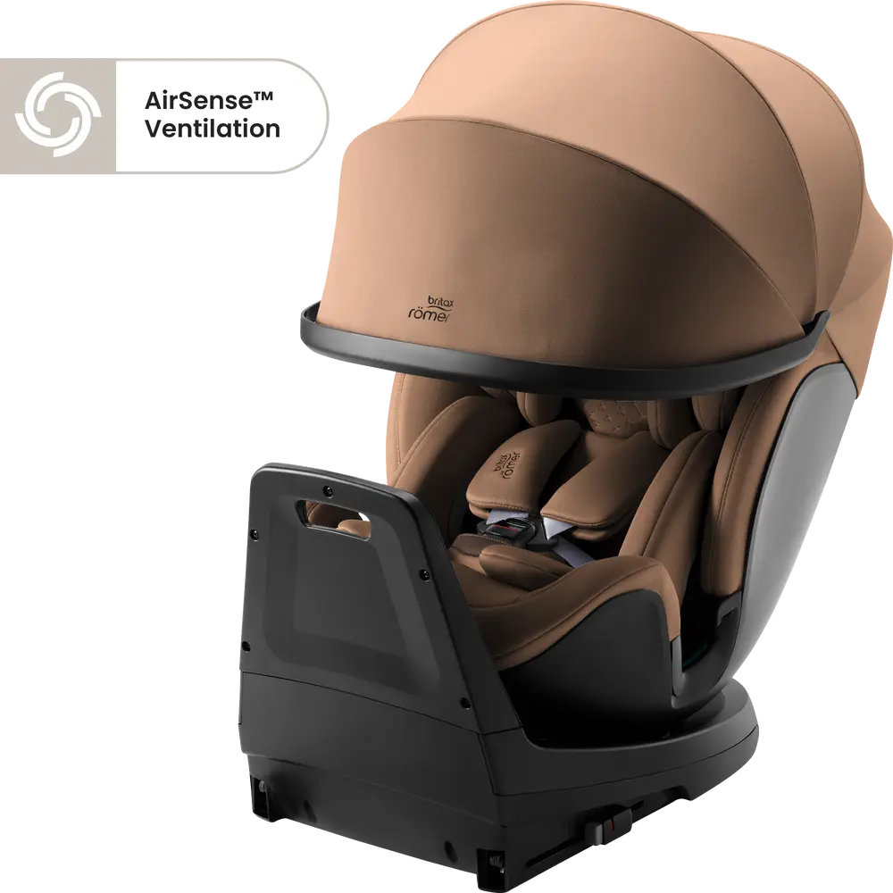 Britax Römer Swivel-Grow Max Air Lux Bilbarnstol - Warm Caramel