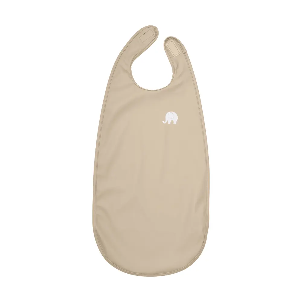 Lång PU-Haklapp White Pepper