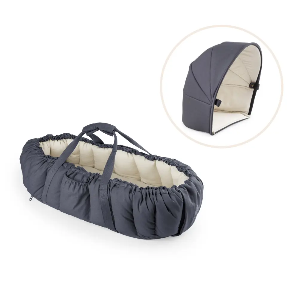 Sebra 3-in-1 Babynest inkl. Sufflett - Blue Sebra 3-in-1 Babynest inkl. Sufflett - Blue
