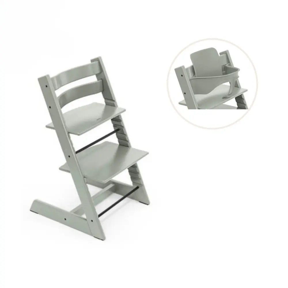 Stokke® Tripp Trapp Stol Bok Inkl. Babyset - Glacier Green