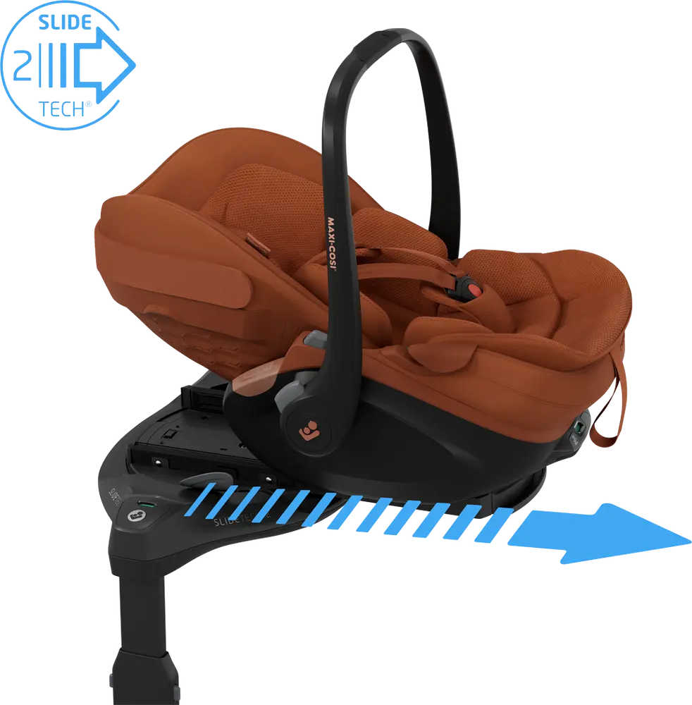 Maxi-Cosi Pebble Slide Pro Babyskydd - Copper Terra