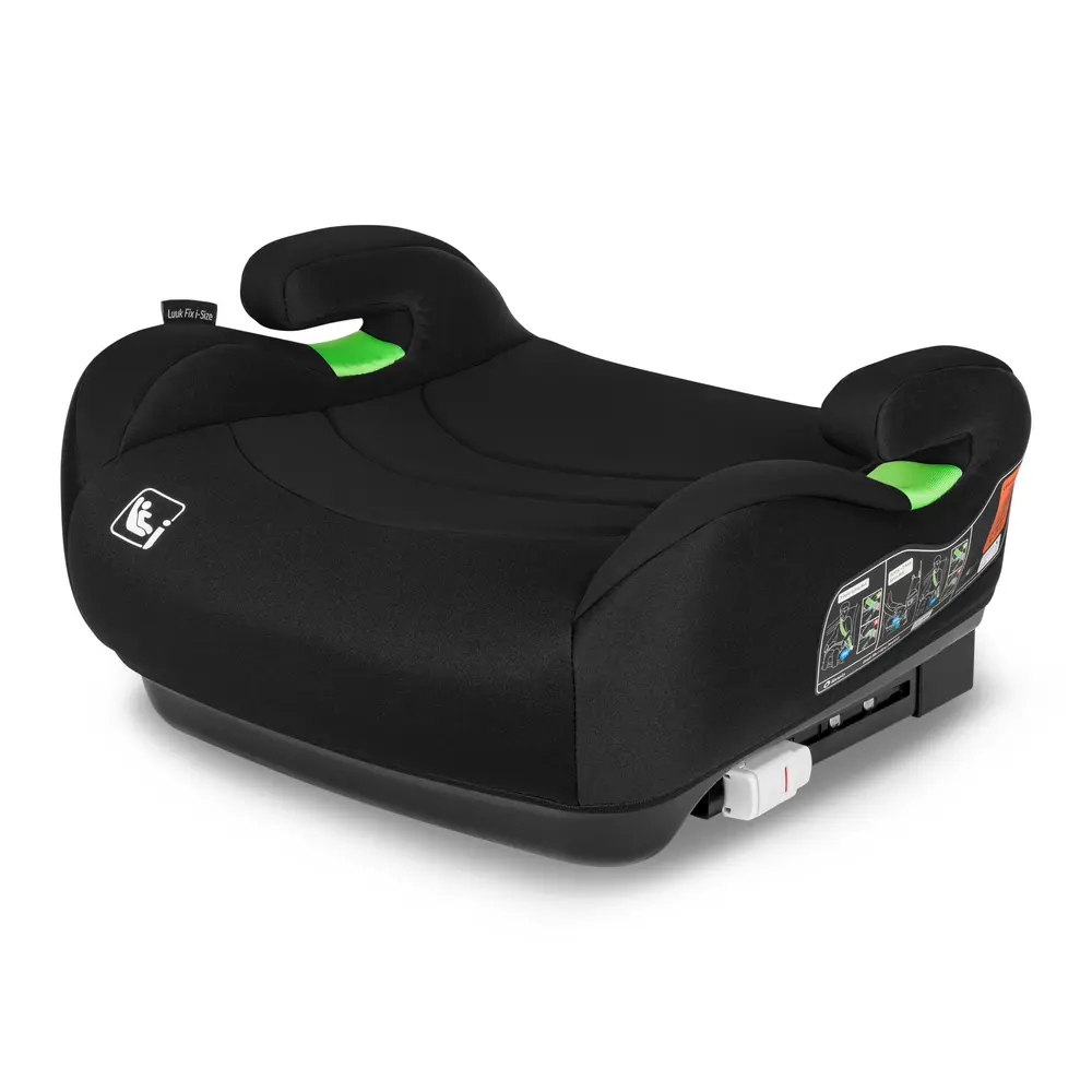 Lionelo Luuk Fix i-Size Bälteskudde - Black Carbon