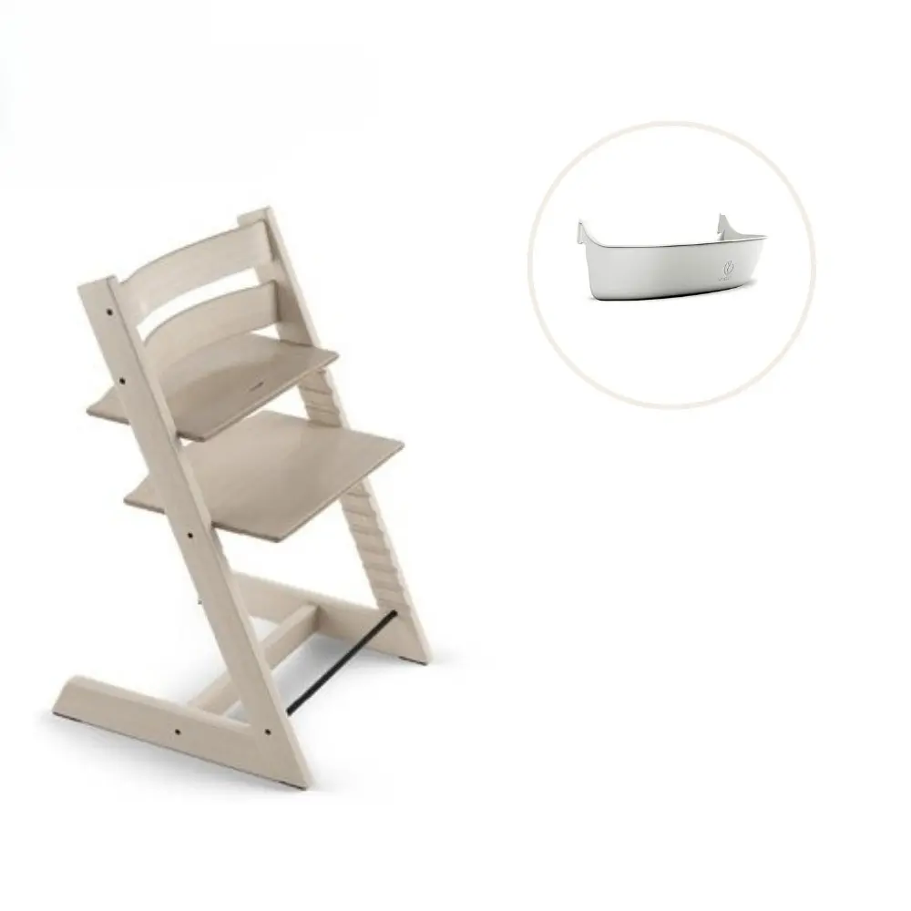 Stokke® Tripp Trapp Stol Bok Inkl. Förvaringslåda - Whitewash