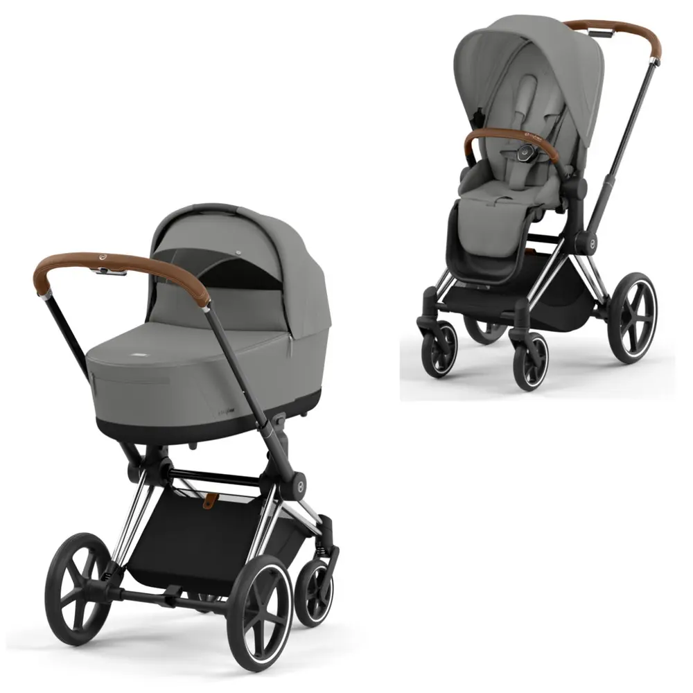 Priam Duovagn - mirage grey/chrome brown