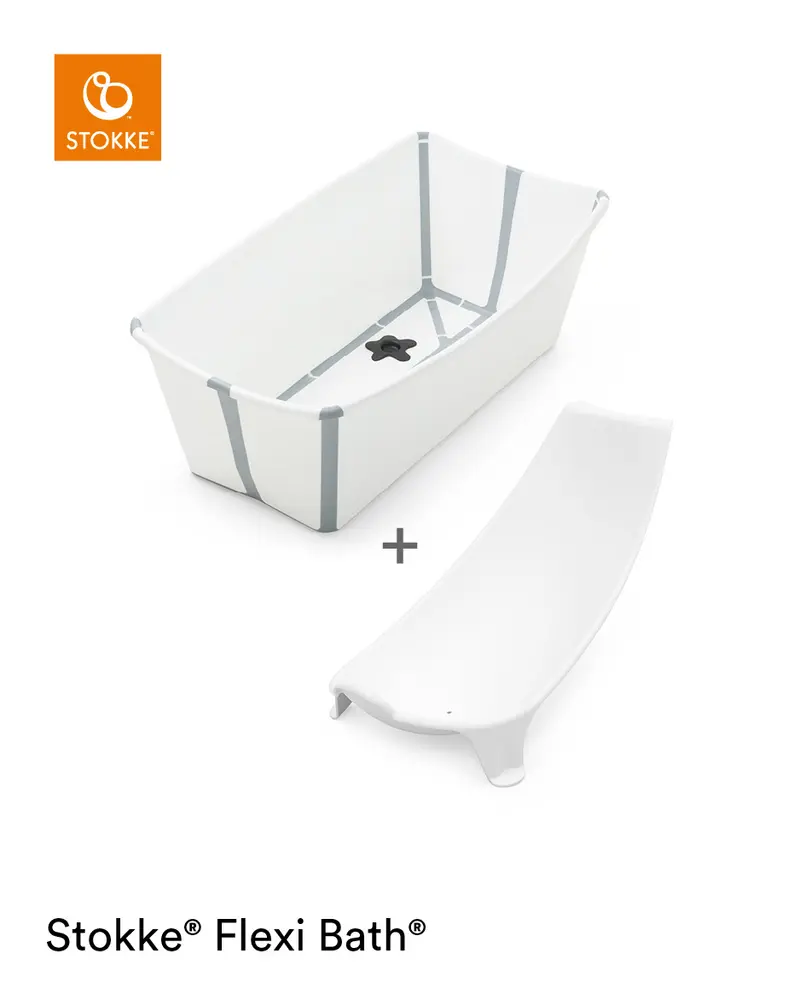 Stokke® Flexi Bath Badbalja Inkl. Badstöd - White