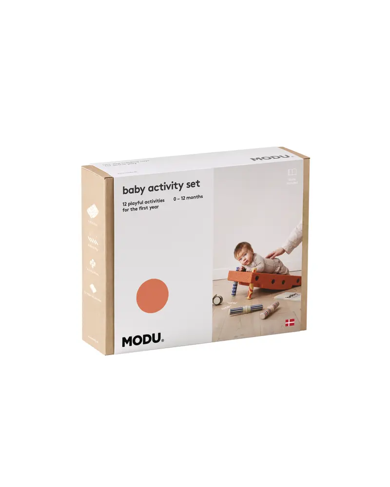 Aktivitetset Baby - Burnt Orange/Dusty Green