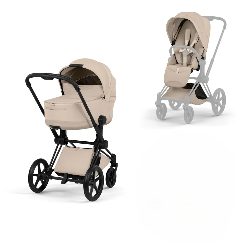 Cybex Priam Style Barnvagn - Cozy Beige/Matt Black