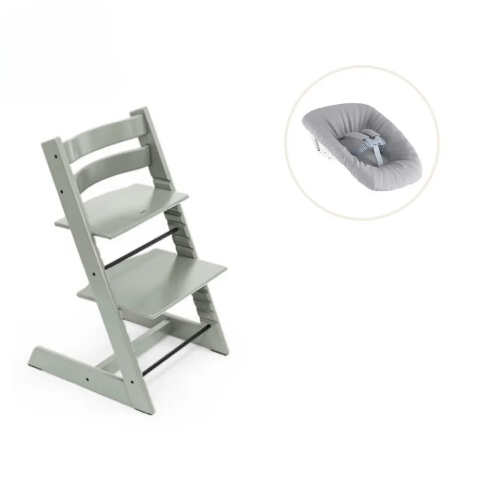 Stokke® Tripp Trapp Stol Bok Inkl. Newborn Set - Glacier Green