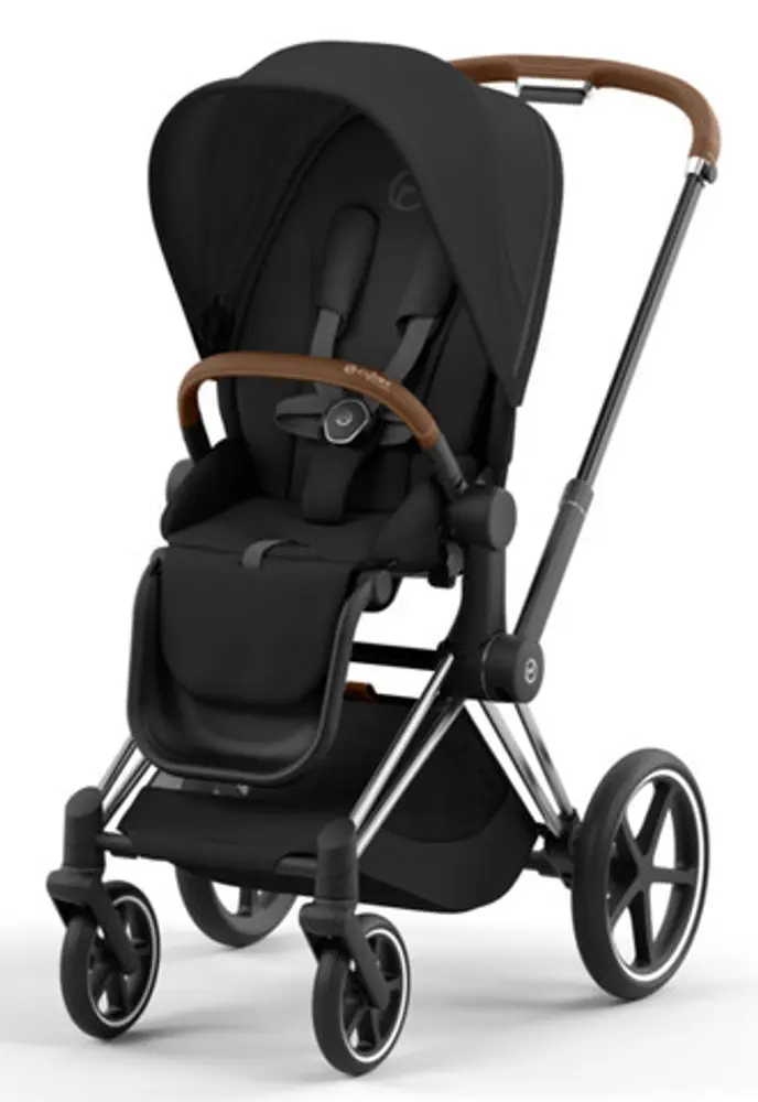 ePriam Sittvagn - sepia black/chrome brown