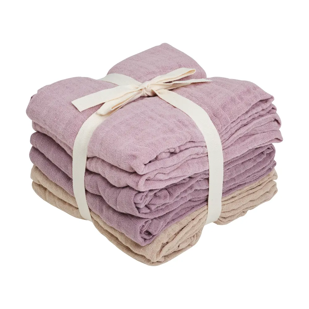 Muslinfilt 6-pack - Quail - 65x65 cm