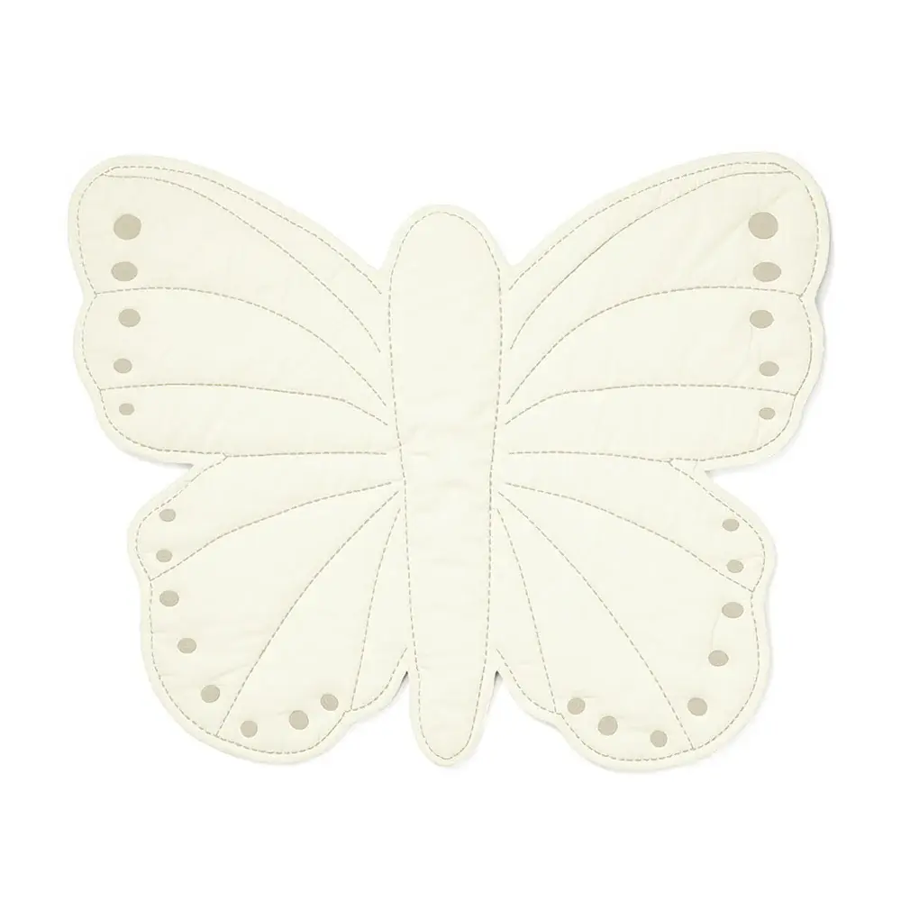 Fjäril lekmatta, Off-white