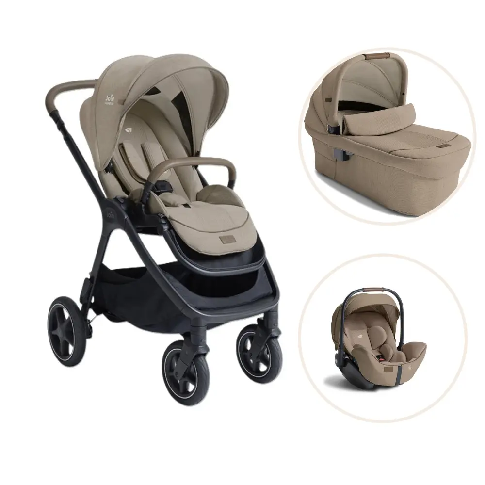 Joie Finiti Duovagn Inkl. I-Level Pro Babyskydd - Sandstone Joie Finiti Duovagn Inkl. I-Level Pro Babyskydd - Sandstone