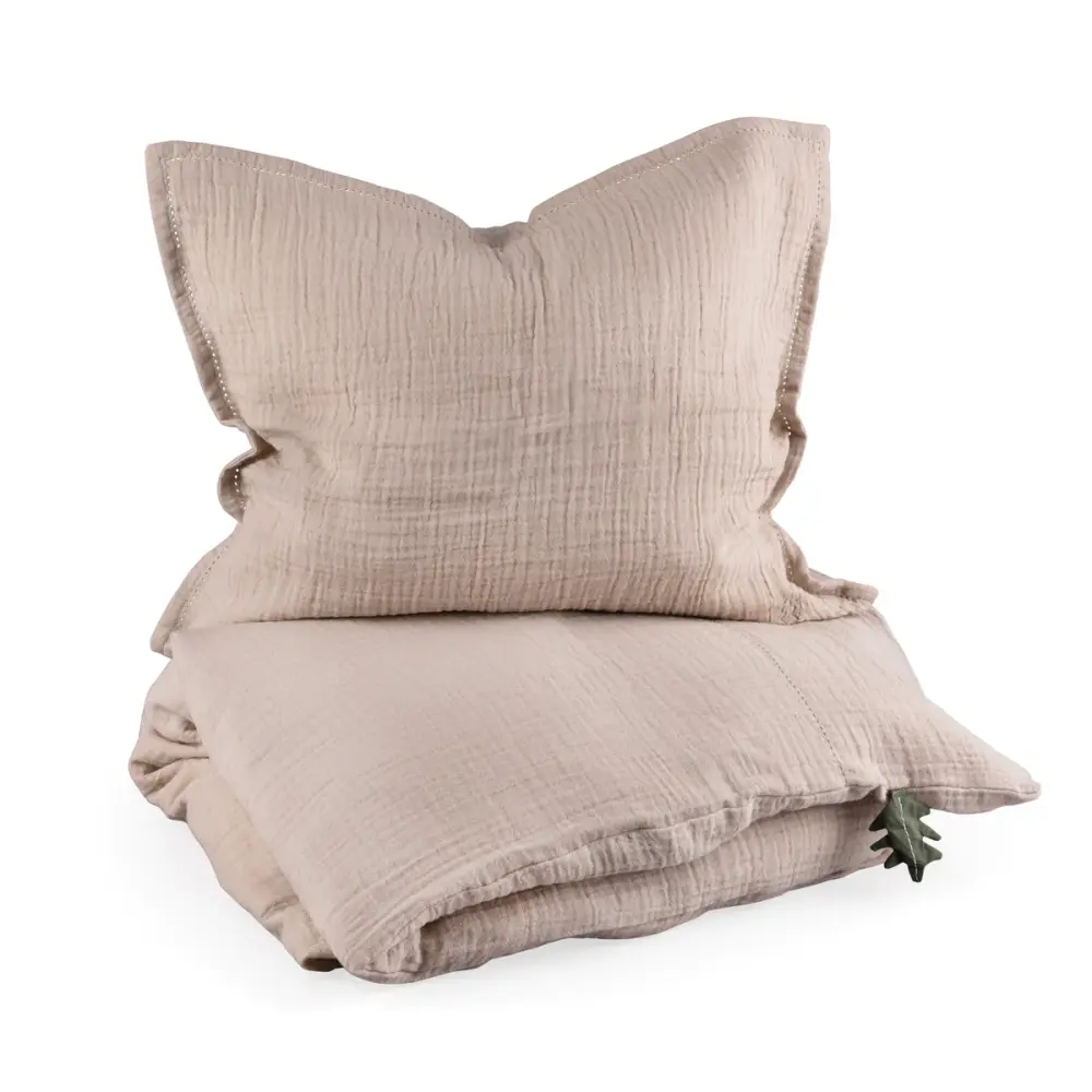 Sebra Baby Bäddset Muslin - Sea Breeze Beige